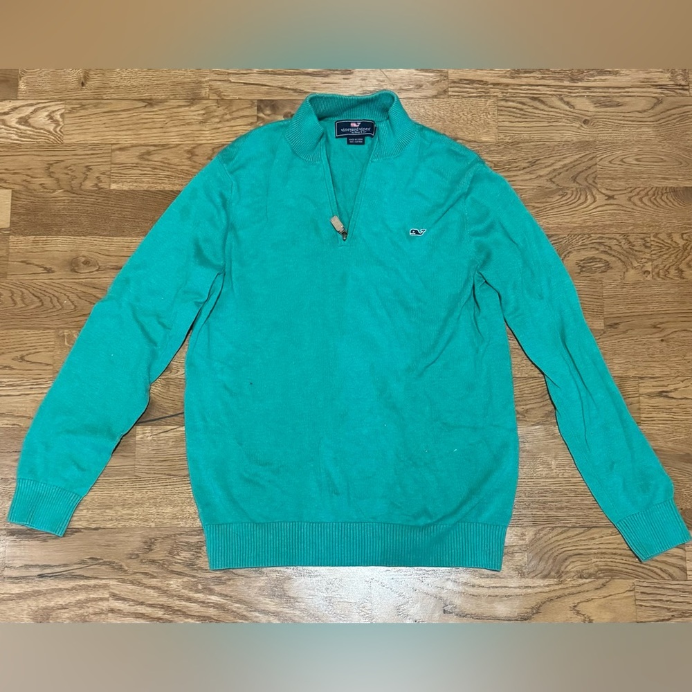 Vineyard Vines Pullover Quarter Zip Sweater